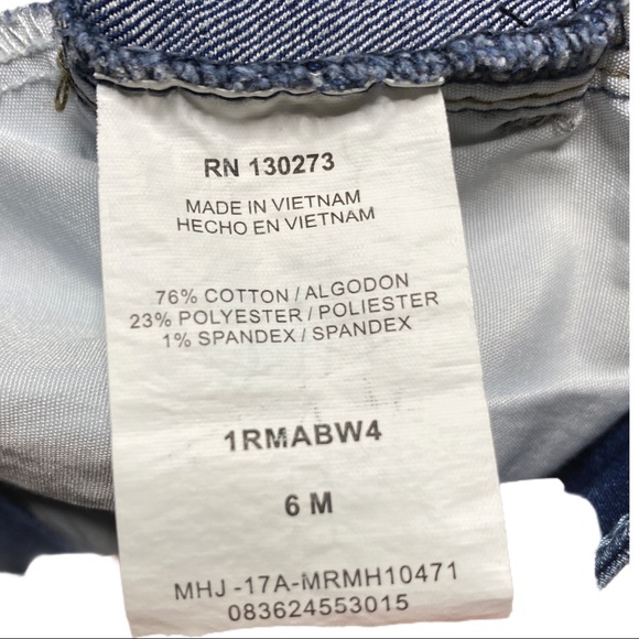 Rider by Lee Midrise Capri Jean Shorts Size 6M 💚 SALE!! - Picture 5 of 6